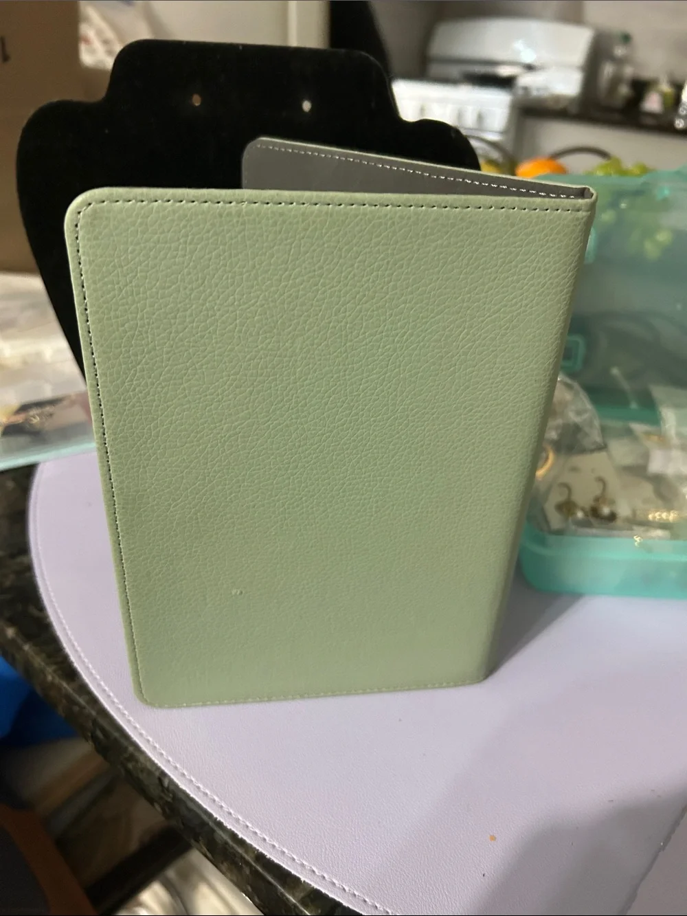 Mint Green Tablet Cover - Slim Folio Case